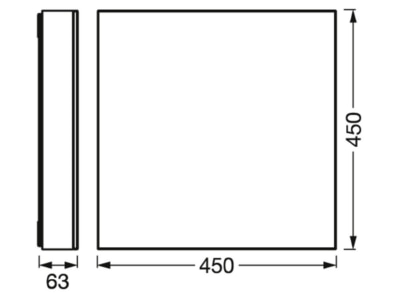 Ma�zeichnung Ledvance SMART  4058075759541 LED Panel WIFI SMART 4058075759541