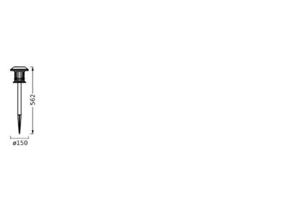 Mazeichnung Ledvance SMART  4058075763869 LED Erdspiess BT SMART 4058075763869