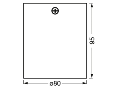 Ma�zeichnung Ledvance SPOT  4058075758667 Leuchte GU10 weiss SPOT 4058075758667