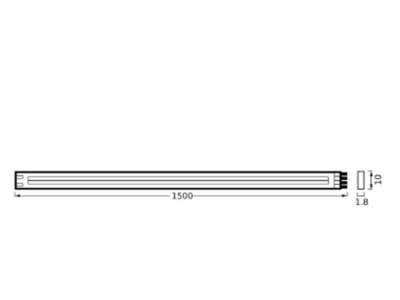 Mazeichnung Ledvance Flex  4099854095207 LED Stripe 1 5m 2700 6500K  gelb Flex 4099854095207