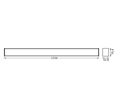 Ma�zeichnung Ledvance SunHo  4099854109607 LED Deckenleuchte HCL 2200 5000K  weiss SunHo 4099854109607