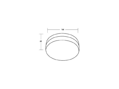 Ma�zeichnung Brumberg 57102150 Anbauleuchte 1x E27