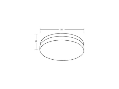 Ma�zeichnung Brumberg 57103150 Anbauleuchte 3x E27