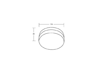 Ma�zeichnung Brumberg 57104150 Anbauleuchte 1x G9