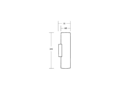 Ma�zeichnung Brumberg 57160180 Wandleuchte 2x GU10