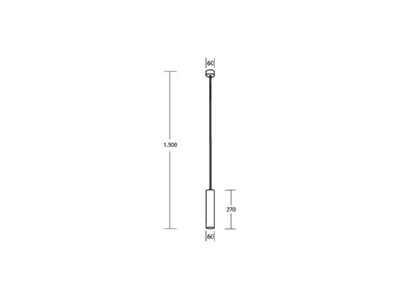 Ma�zeichnung Brumberg 57404180 Pendelleuchte 1x GU10