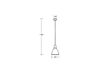 Ma�zeichnung Brumberg 57412080 Pendelleuchte 1x E27