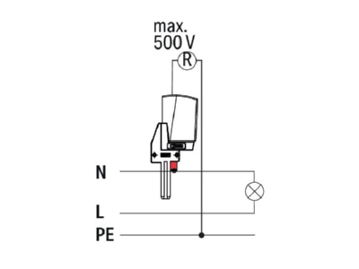 Schaltbild WAGO 2003 500 N Pruefadapter