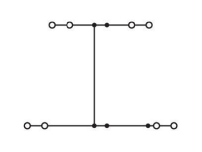 Circuit diagram WAGO 2002 2408 Feed through terminal block 5 2mm 24A