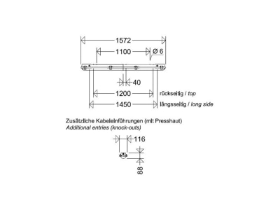 Ma�zeichnung Schuch 163 15L34G2 LED FR Wannenleuchte
