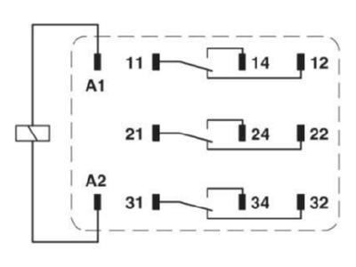 Product image 2 Phoenix REL PR3  24DC 3X21 Switching relay DC 20 4   26 4V
