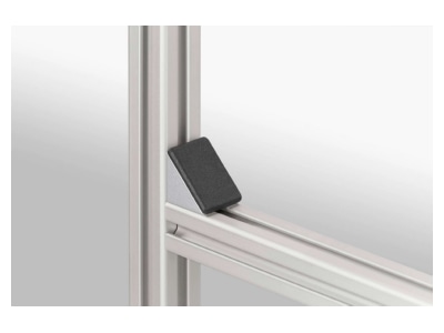 Detailansicht Item 0 0 425 04 Winkel Abdeckkappe 20x20 schwarz