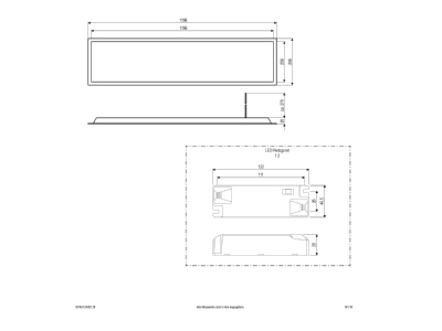 Ma�zeichnung EVN BPSU12430125 LED Einbaupanel