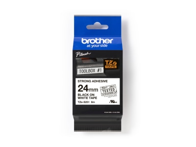 Produktbild Brother TZe S251 Schriftbandkassette BF weiss DF schwarz