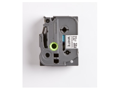 Detailansicht Brother TZe S251 Schriftbandkassette BF weiss DF schwarz