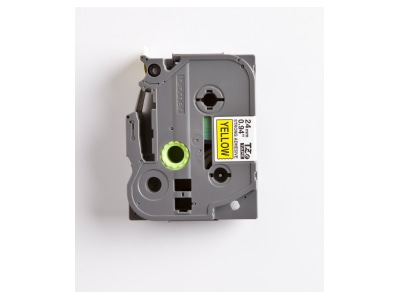 Detailansicht Brother TZe S651 Schriftbandkassette BF gelb DF schwarz