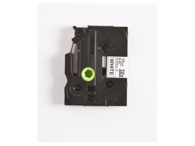 Detailansicht Brother TZe FX231 Schriftbandkassette BF weiss DF schwarz