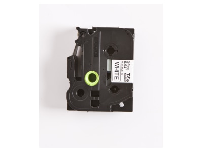 Detailansicht Brother TZe FX251 Schriftbandkassette BF weiss DF schwarz