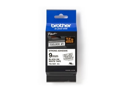 Produktbild Brother TZe S221 Schriftbandkassette BF weiss DF schwarz