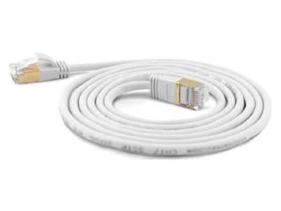Produktbild 1 Wantec 7118 ws 1 5m SSTP Patchkabel Cat 6A ws 1 5m Steck  4mm