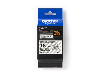 Produktbild Brother TZe S141 Beschriftungsband farblos schw  18 mm
