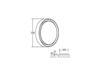 Ma�zeichnung Brumberg 60107183 LED Wandleuchte 3000K schwarz IP54