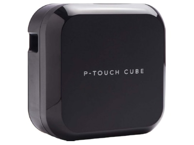 Ansicht links Brother P Touch CUBE Plus sw Beschriftungsgeraet