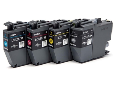 Detailed view Brother LC 3217VALDR Inkjet cartridge for fax printer