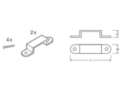 Dimensional drawing LEDVANCE LS AY VAL 12 SMB  VE2  Accessory for light rope LS AY VAL 12 SMB VE2