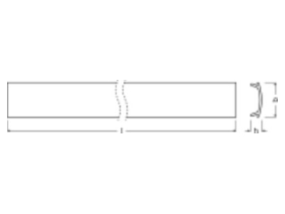 Dimensional drawing LEDVANCE LS AY PC R01 D 2 Accessory for light rope