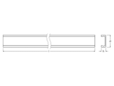 Dimensional drawing LEDVANCE LSAYPF02 U 16X5 10 2 Accessory for light rope