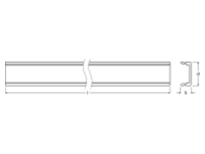Dimensional drawing LEDVANCE LSAYPF04 U 17X7 12 2 Accessory for light rope