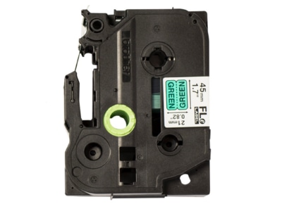 Detailansicht Brother FLe 7511 Etiketten 21x45mm gn sw 72St Kassette
