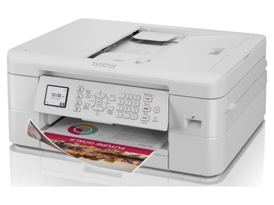 View left Brother MFC J1010DW All in one  fax printer scanner  inkjet
