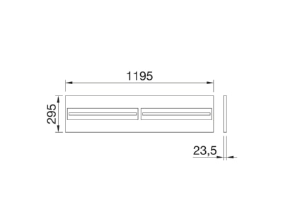 Ma�zeichnung Performance in Light GWF1810LL940 LED Einbauleuchte 4000K