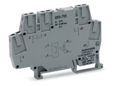 Produktbild WAGO 859 793 Optokoppler 6mm 5 16 60VDC 0 1A