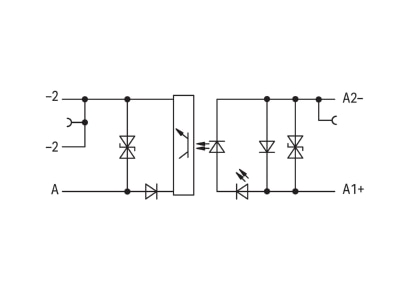 Schaltbild WAGO 859 793 Optokoppler 6mm 5 16 60VDC 0 1A