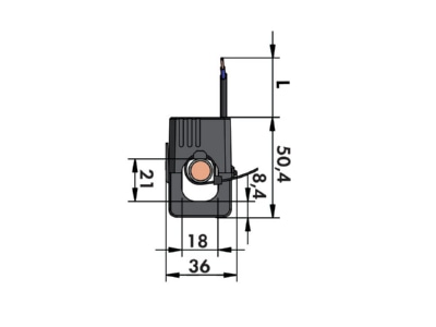 Mazeichnung 2 WAGO 855 3001 200 001 Kabelumbau Stromwandler 200A 1A 0 2