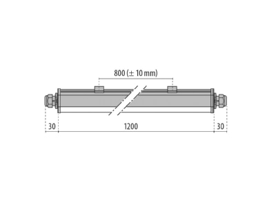 Ma�zeichnung Performance in Light 305944 LED Leuchte 4000K