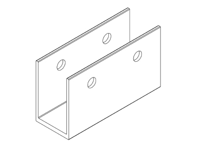 Line drawing K2 Systems 2004184 Accessory for photovoltaics mounting   GreenRoofFoot 