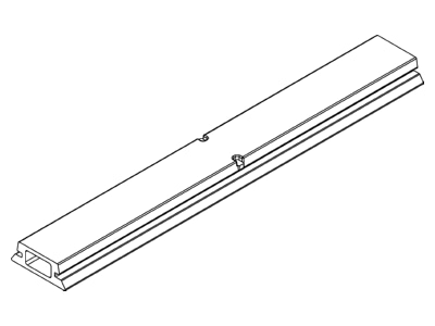 Line drawing K2 Systems 2004322 Accessory for photovoltaics mounting   Rail connector InsertRail 2 0  black 