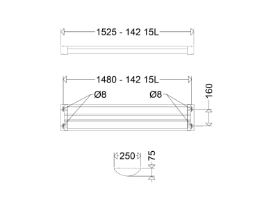 Ma�zeichnung Schuch 142 15L60 LED Antivandalenleuchte 4000K