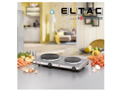 Produktbild 2 Rommelsbacher ELTAC DK 29 Doppelkochplatte 2500W