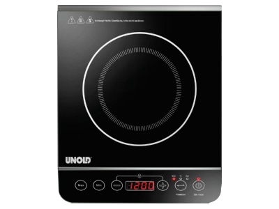 Product image top view Unold 58105 eds sw Portable hob with 1 plate s 

