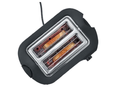 Ansicht oben Severin AT 2589 eds geb  sw Toaster 2 Scheiben