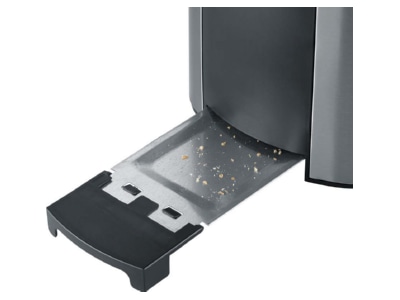 Detailansicht 1 Severin AT 2589 eds geb  sw Toaster 2 Scheiben