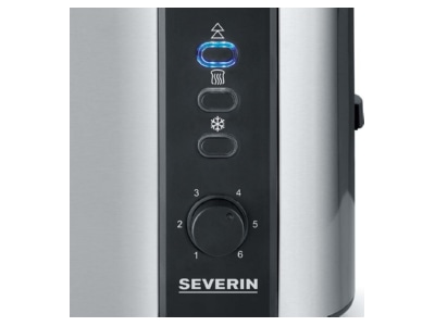 Detailansicht 2 Severin AT 2589 eds geb  sw Toaster 2 Scheiben