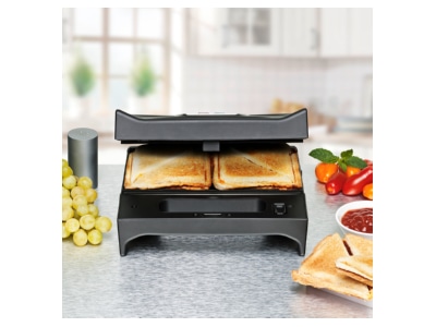Produktbild 1 Rommelsbacher SWG 700 Max sw eds Multi Toast Grill 3in1  700W