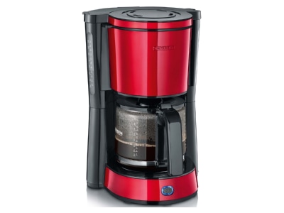 Product image Severin KA 4817 Fire Red sw Coffee maker with glass jug
