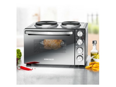 Product image 2 Rommelsbacher KM 3300 Tabletop automatic grill with 2 hotplates
